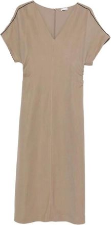 Brunello Cucinelli Donna, Abiti, Beige, M, new