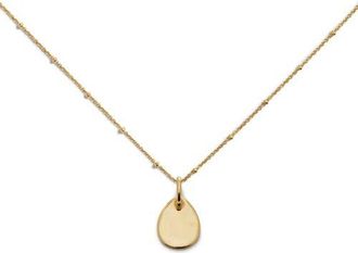 Monica Vinader Ziggy Petal Pendant Necklace in 18K Gold Vermeil at Nordstrom