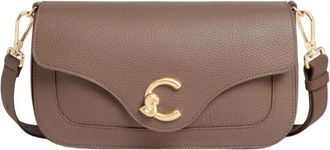 Coccinelle C-Me Schoudertas - Dames - Schoudertassen - Bruin - ONE Size - Leer - Tassen