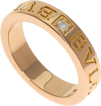 Bulgari Pink Gold (18K) Band Ring (Pre-Owned)