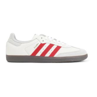 adidas Samba OG Sneakers - Heren - Skateschoenen - Wit - 42 EU - Leer - Fitness