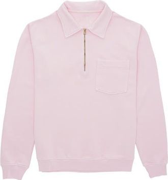 Fortela Cotton Zip-Up Sweatshirt in Pink at Nordstrom, Size Xx-Large Eu