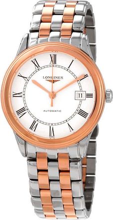 Longines Flagship Automatic White Dial Mens Watch L4.974.3.91.7