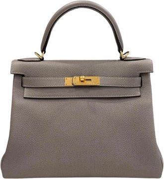 Herm&egrave;s Full Set Togo Leather Kelly 28