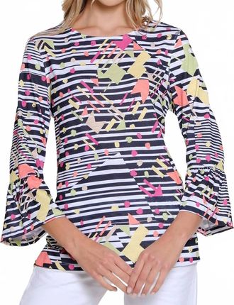 Multiples Geometric Blouse In Grand Bazaar