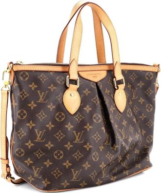 Louis Vuitton Palermo Handbag Monogram Canvas PM tote bag - Bruin