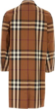 Burberry Mens Trench Coat Brown Cotton