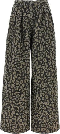 Alanui Seattle Jungle Wide Leg Denim Pants - Dames - Loose Fit Jeans - Veelkleurig - W25 - Denim - Jeans