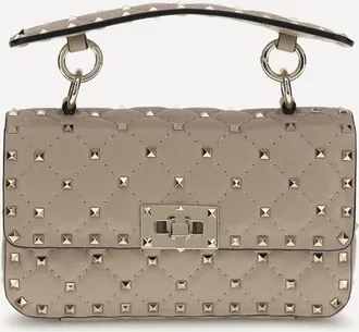 Valentino Garavani Borsa a Mano Rockstud Spike mini in nappa Woman UNI
