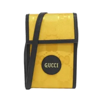 Gucci Pre-owned Cross Body Bags, female, Yellow, Size: ONE SIZE Pre-owned Nylon Crossbody Bag