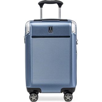 Travelpro Platinum Elite Hardside Expandable Compact Carry-On 20-Inch Spinner in Dark Sky Blue at Nordstrom