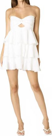Cotton Candy L.A. The Marbella Mini Dress In White