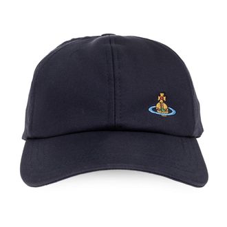 Vivienne Westwood Baseball Cap - unisex - Petten - Blauw - S/M - Katoen - Accessoires
