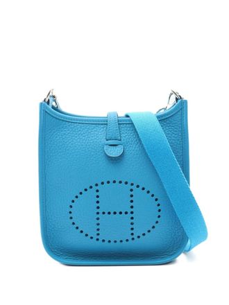 Hermès 2020 Evelyn PM crossbody bag - women - Calf Leather - One Size - Blue