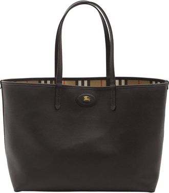 Burberry Medium Reversible Tote - Dames - Shoppers - Bruin - ONE Size - Leer - Tassen