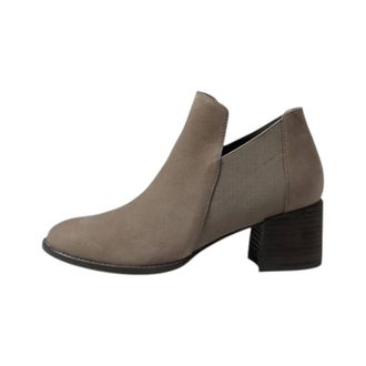 Eileen Fisher Womens Bayo Drizzle Booties In Drizzle Tumbled Nubuck