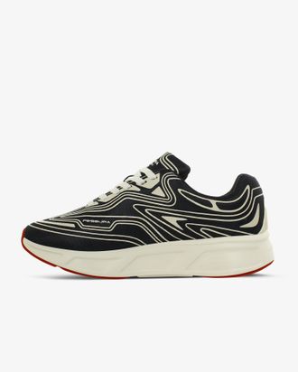 Fessura Italia Wavy-Striped Design Sneakers - Black