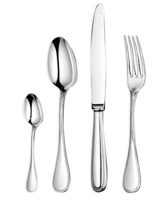 Christofle Set di 48 posate Perles (12 persone) - Argento