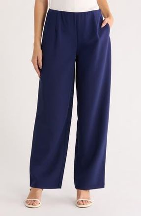 By Design Ray Wide Leg Pants in Evening Blue at Nordstrom Rack, Size X-Small