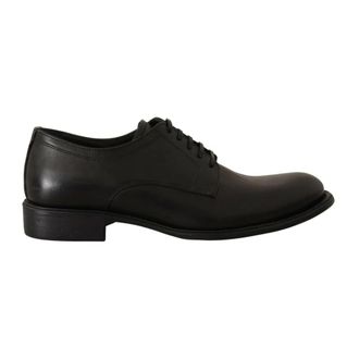 Dolce & Gabbana Zwarte Veterschoenen van Leer - Heren - Nette schoenen - Zwart - 40 EU - Leer - Schoenen