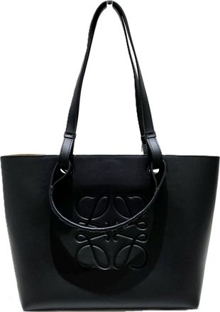 Loewe Black Leather Tote Bag (Pre-Owned)