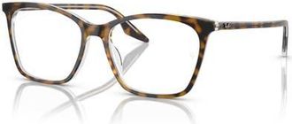 Ray-Ban 52mm Cat Eye optical glasses in Brown at Nordstrom
