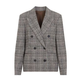 Brunello Cucinelli Giacca a quadri - - Jackets - Donna - Multicolore - S