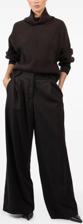 Dusan roll-neck sweater - Bruin