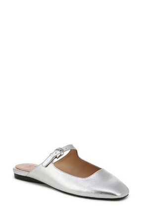 Naturalizer Apple Mary Jane Mule in Metallic Silver at Nordstrom Rack, Size 8.5