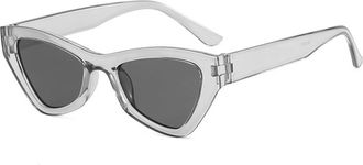 Generic Mens Outdoor Commuter Sunglasses Womens Vacation Trend Driving Sun Glasses(Grey)