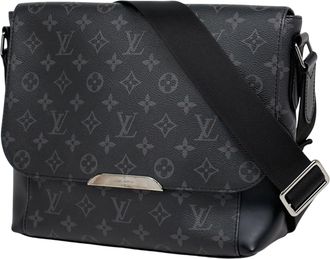Louis Vuitton Monogram Eclipse Black Noir Monogram Eclipse Shoulder Bag (Pre-Owned)