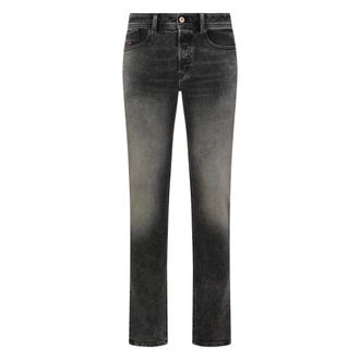 Diesel Slim-fit Jeans, male, Gray, Size: W30 Slim Fit Faded Jeans