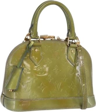 Louis Vuitton Pre-owned Vintage Mini Bag - Dames - Vintage Mini Tas - Groen - ONE Size - Leer - Vintage