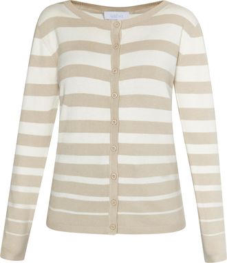 Usha Vest Dames Steen gebroken wit