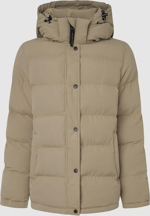 Pepe Jeans London Womens Bibi Puffer Short Tan - Size X-Large