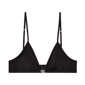 Diesel Bikinis, female, Black, Size: XS Black Triangle Bra Bikini