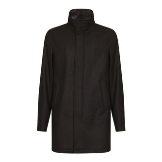 Herno Jassen - Heren - Mantel - Bruin - L - Jassen