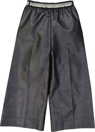Stella McCartney Womens Black Leather Pants