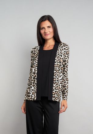 Seidel Moden Shirtjacke SEIDEL MODEN Exklusiv bei OTTO, Damen, Gr. 34, beige, Jersey, Obermaterial: 96% Viskose, 4% Elasthan, Basic, l&auml;ssig geschnitten h&uuml;ftbedecke