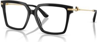 Dolce & Gabbana 56mm Square optical glasses in Black at Nordstrom