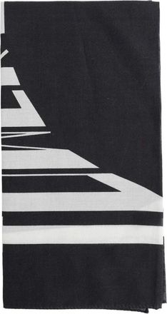 Rick Owens Bandana 53x 53 - unisex - Sjaals - Zwart - ONE Size - Katoen - Accessoires