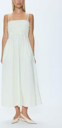 Pistola Denim Bianca Maxi Sundress in Sage Egret Stripe at Nordstrom Rack, Size Small