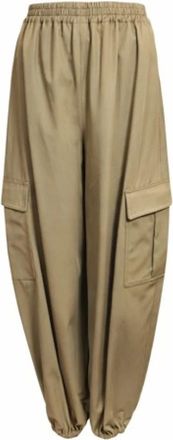Max Mara Glauco Broek - Dames - Broeken - Bruin - Maat: 2XS Katoen