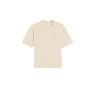 Ami Tops, Heren, Beige, L, Katoen, Ami de Coeur T-shirt