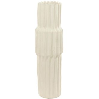 Light & Living Light&living - Vaso Longa De Cer&aacute;mica Cr&egrave;me - &Oslash;17x58 Cm