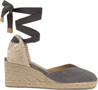 Castaner 70 mm katoenen espadrilles - Grijs