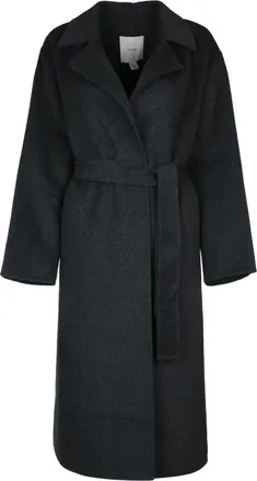Calvin Klein Wool Long Wrap Coat