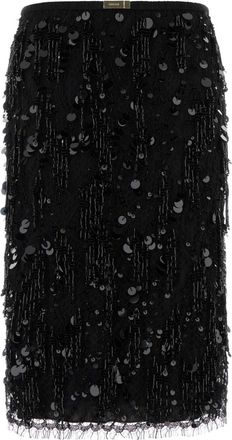 Gucci Womens Black Lace Skirt viscose - Size EU 36 (Womens)