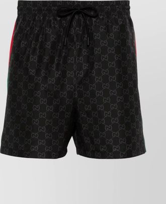 Gucci swim short jacquard elastic waistband