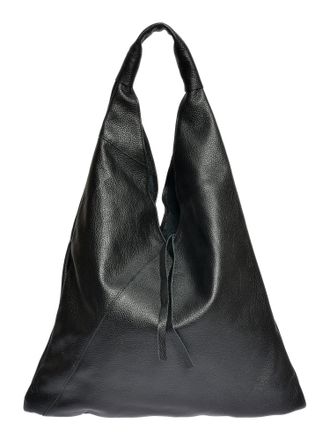 Anna Luchini Zwart Rundleer Tas